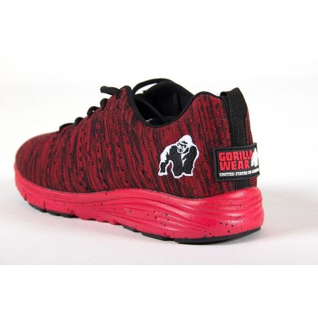 Gorilla Wear Brooklyn Knitted sneakers Red/Black