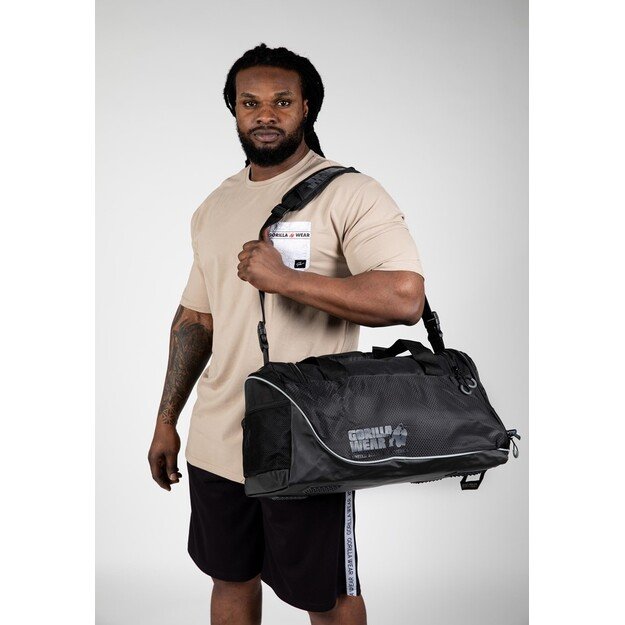 Gorilla Wear Jerome Gym Bag 2.0 - Black/Gray